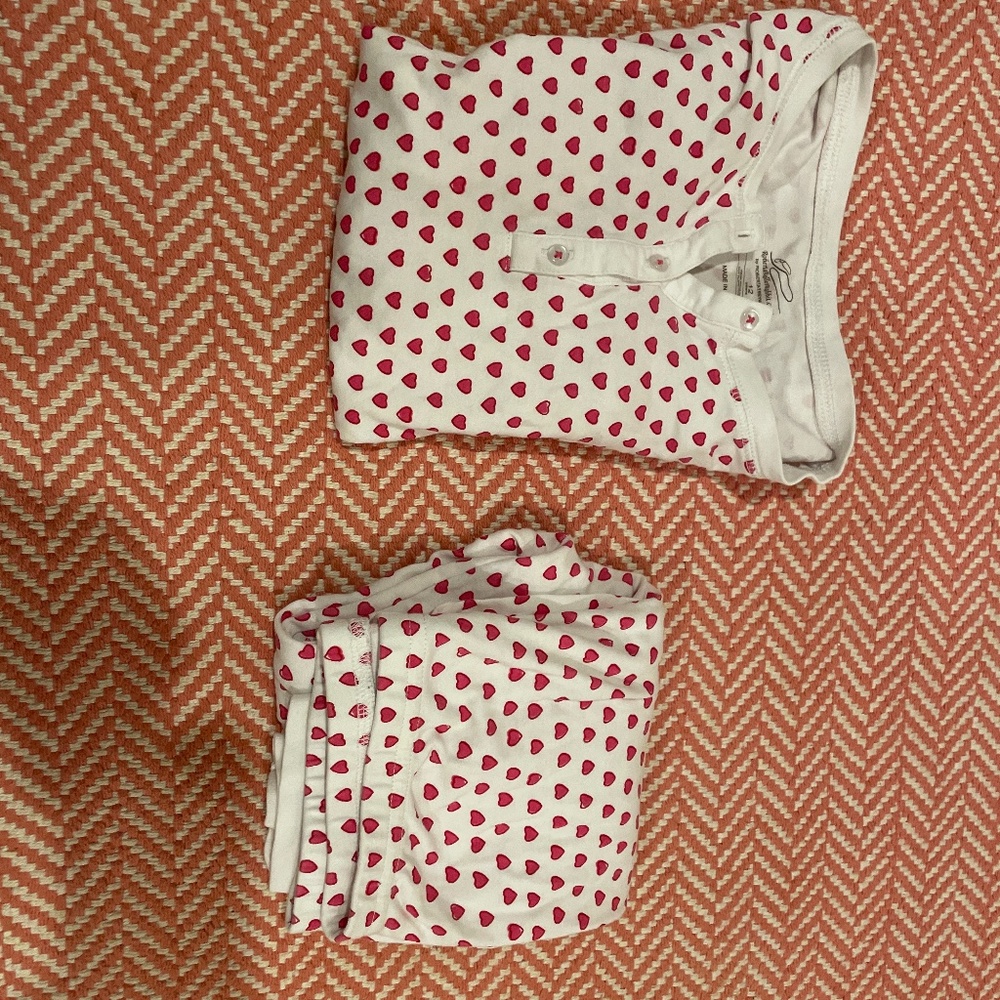 Roller Rabbit kids size 13 heart long sleeves